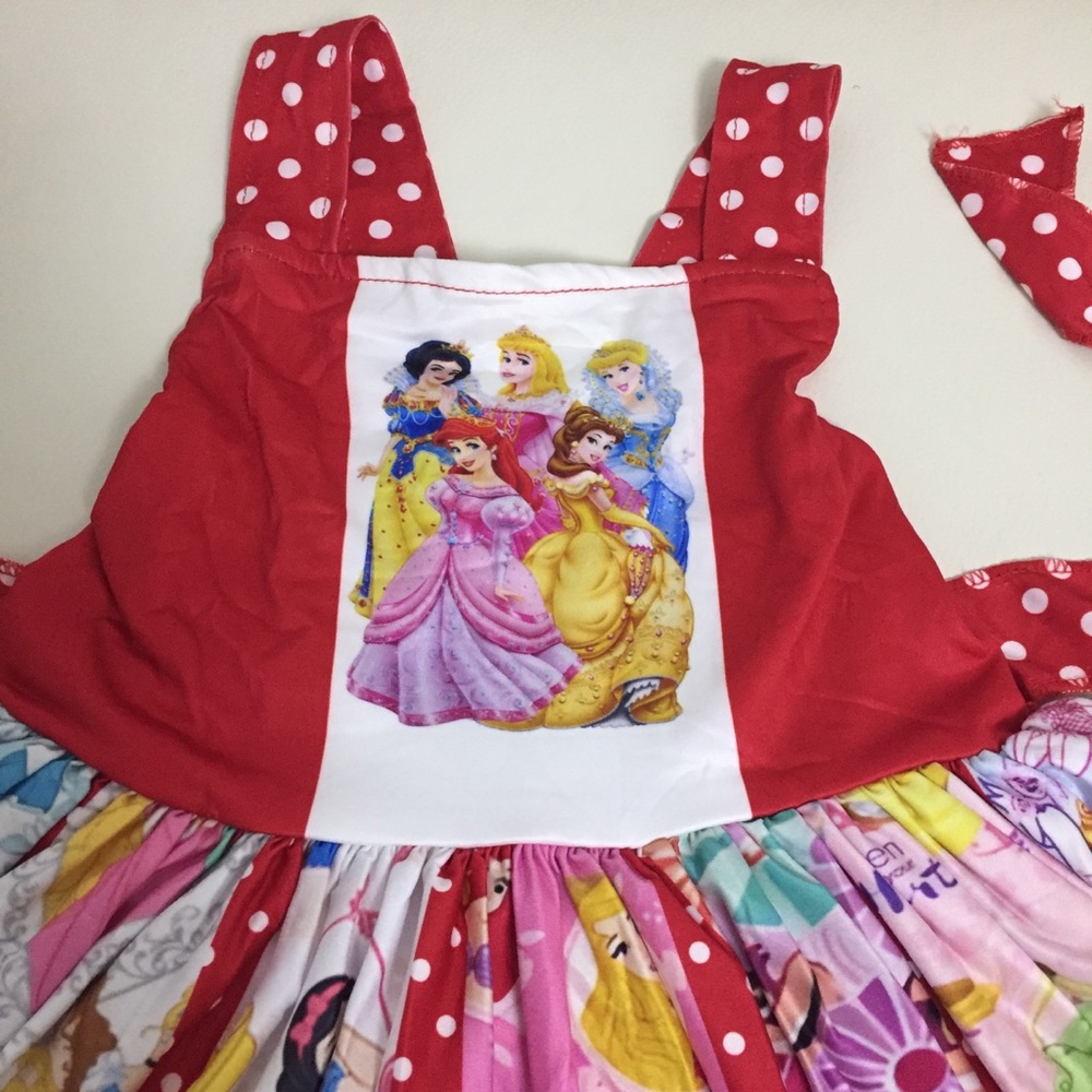 Princess cute twirl dress Ariel Belle Aurora - Picture 6 of 8